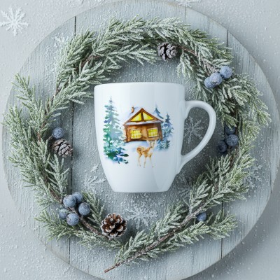 Кружка ф. Челси рис. Лесная сказка