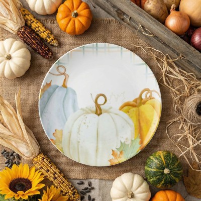 Тарелка плоская 24 см ф. Универсал рис. Дары осени