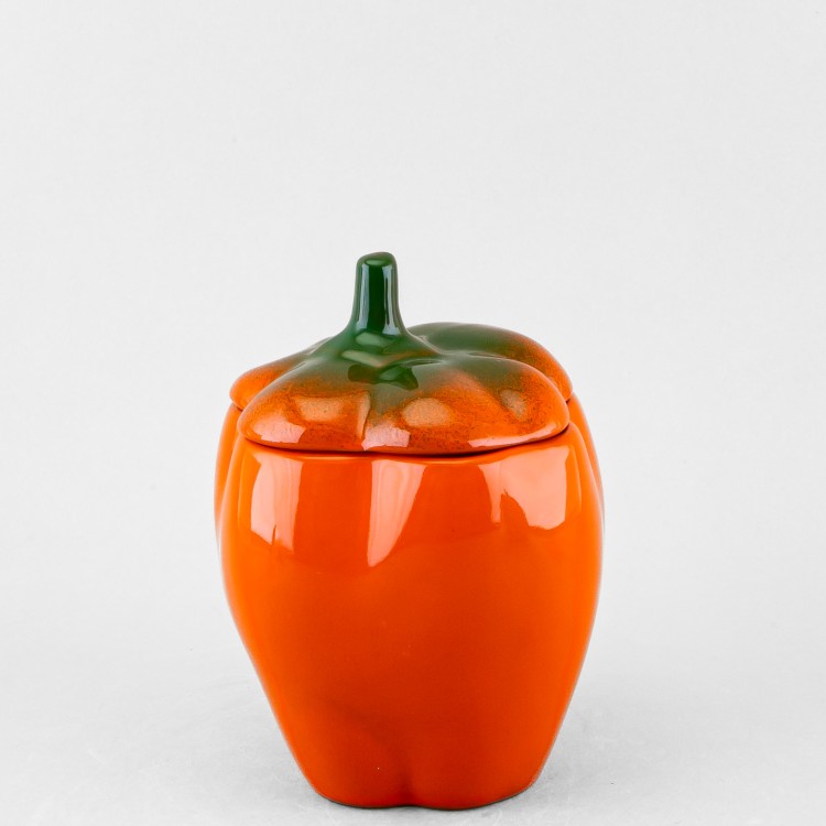 Горшочек для запекания 650 мл ф. Перец рис. Стандарт Оранжевый в Москве