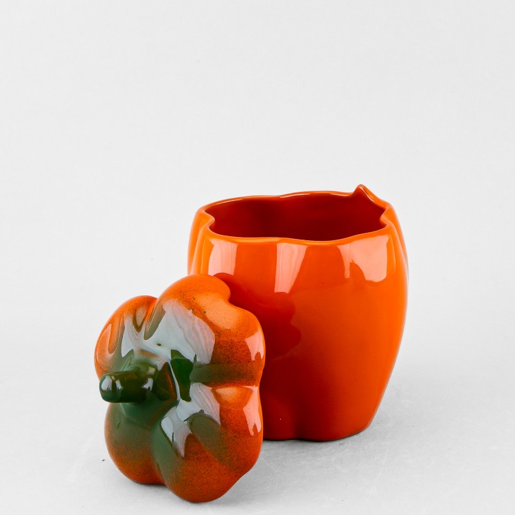 Горшочек для запекания 650 мл ф. Перец рис. Стандарт Оранжевый в Москве