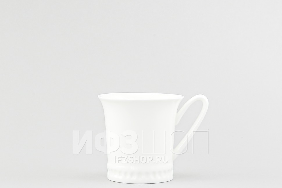 Чашка кофейная ф. Вертикаль рис. Белый