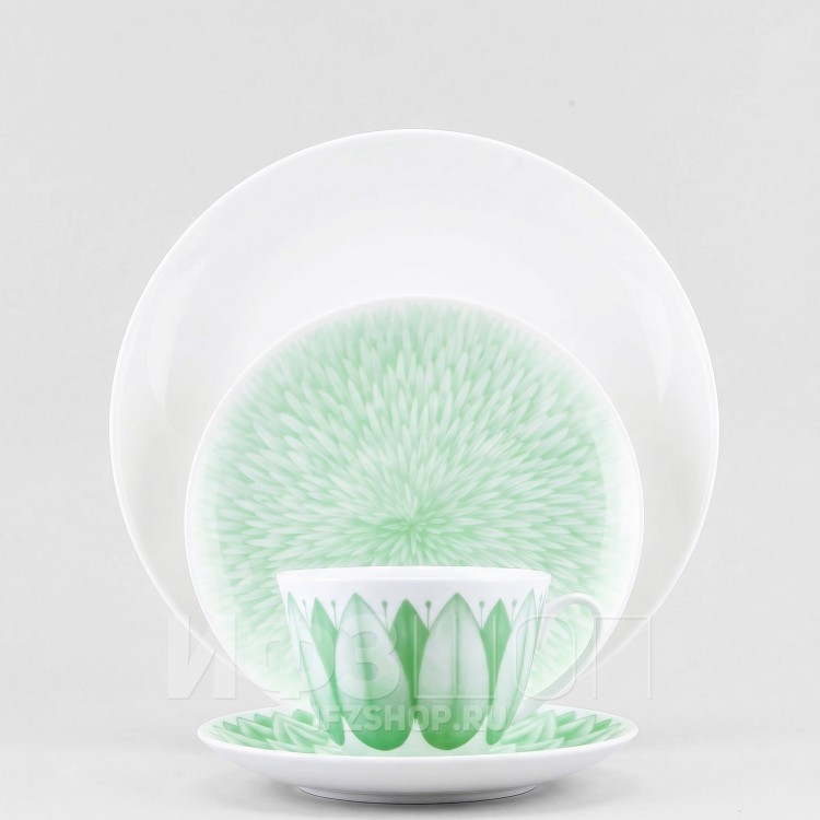 Набор чайно-столовый рис. Aloha Lagoon / Алоха Лагуна, 4 предмета