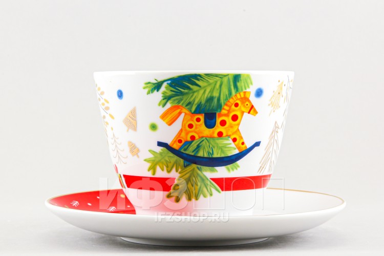 Чашка с блюдцем чайная ф. Вега рис. Принц Щелкунчик 