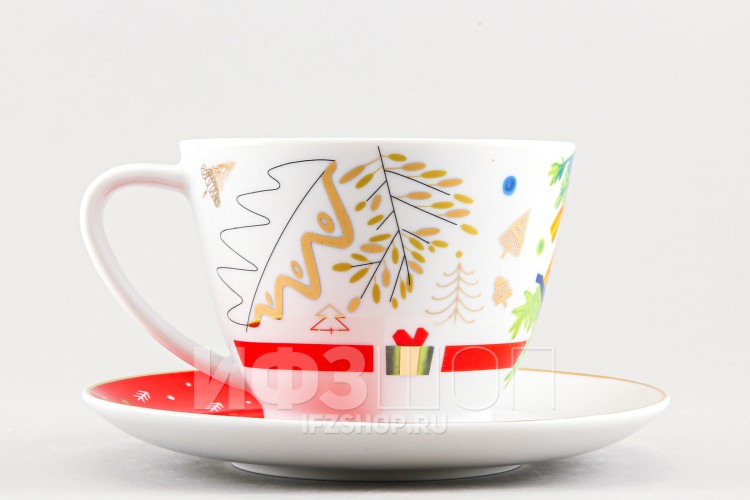 Чашка с блюдцем чайная ф. Вега рис. Принц Щелкунчик 