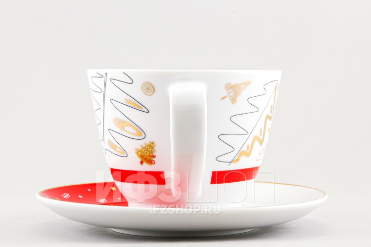 Чашка с блюдцем чайная ф. Вега рис. Принц Щелкунчик 