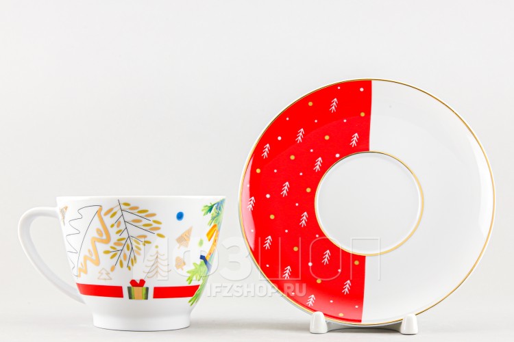 Чашка с блюдцем чайная ф. Вега рис. Принц Щелкунчик 