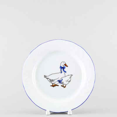 Тарелка плоская 20 см ф. Надежда рис. Гуси