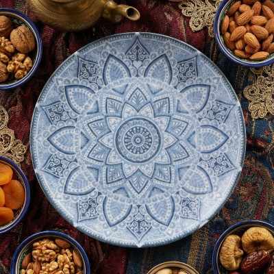 Тарелка плоская 24 см ф. Универсал рис. Вавилон