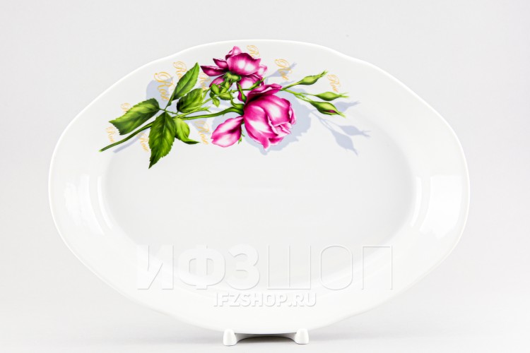 Блюдо овальное 33 х 23.6 см ф. Идиллия рис. Соната 