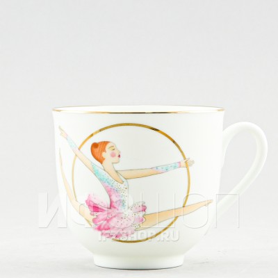 Чашка кофейная ф. Ландыш рис. Обруч