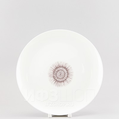 Тарелка плоская 25 см ф. Восточная рис. Aloha Bungalow / Алоха Бунгало