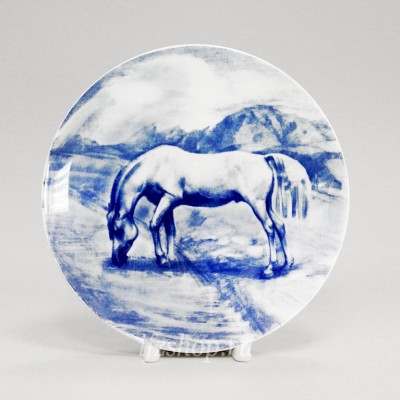 Декоративная тарелка 19.5 см рис. Азия