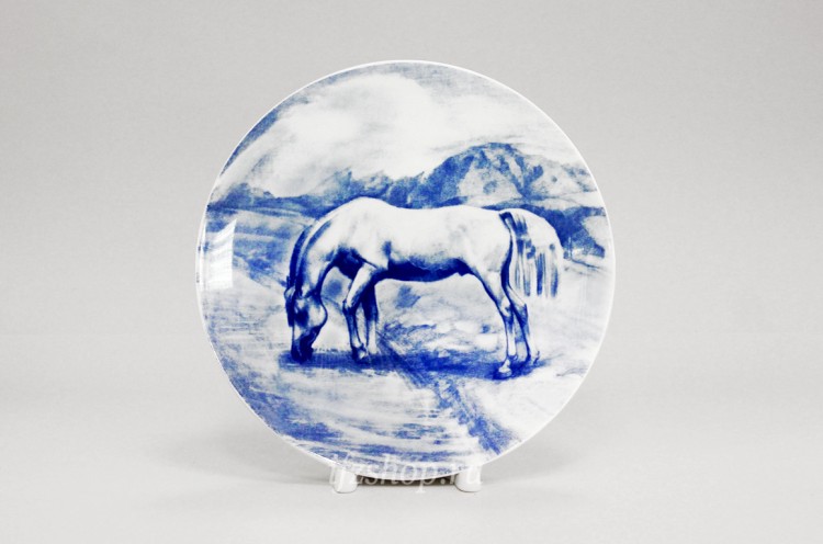 Декоративная тарелка 19.5 см рис. Азия в Москве