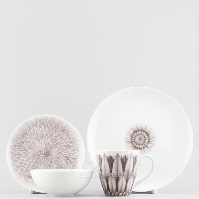 Сервиз столовый рис. Aloha Bungalow / Алоха Бунгало, 4 персоны 16 предметов