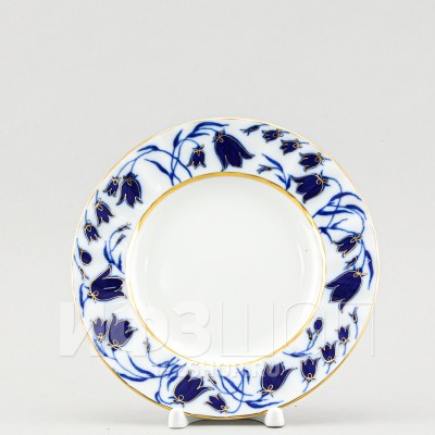 Тарелка плоская 18 см ф. Шатровая рис. Колокольчики