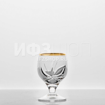 Набор из 6 рюмок 15 мл ф. 5290 серия 900/43 (Цветок с отводкой)