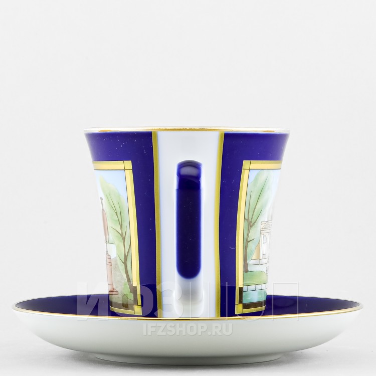 Бокал с блюдцем ф. Ленинградский рис. Порфировая ваза в Ростове-на-Дону