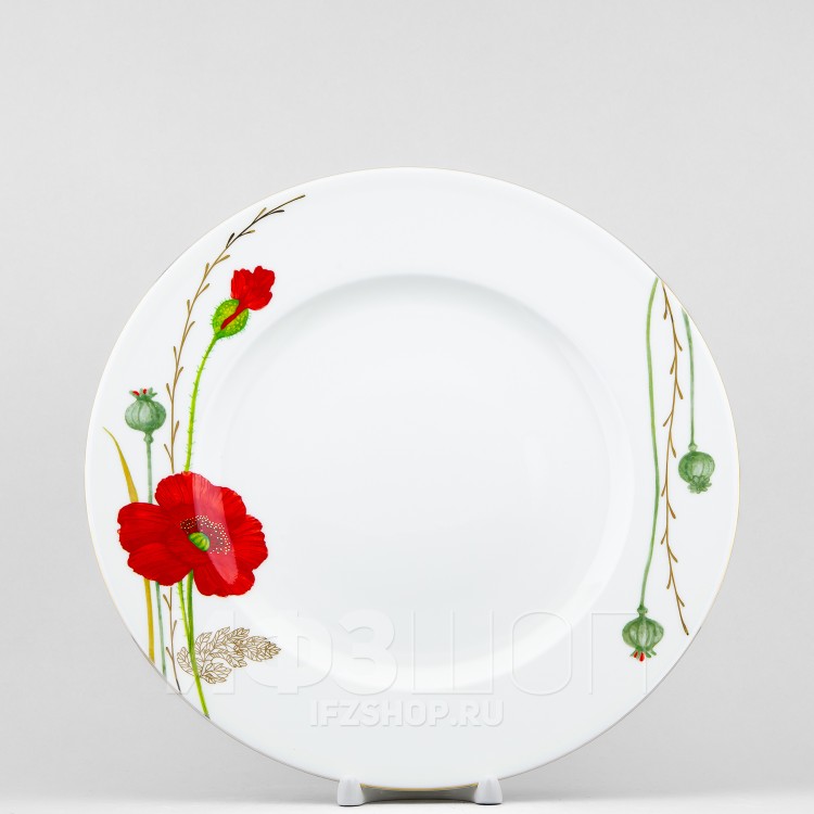 Набор тарелок ф. Премиум рис. Маки, 6 персон 18 предметов в Москве