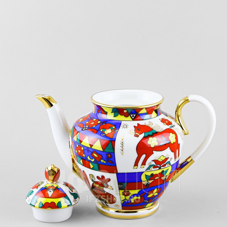 Чайник заварочный ф. Весенняя рис. Народные узоры в Москве