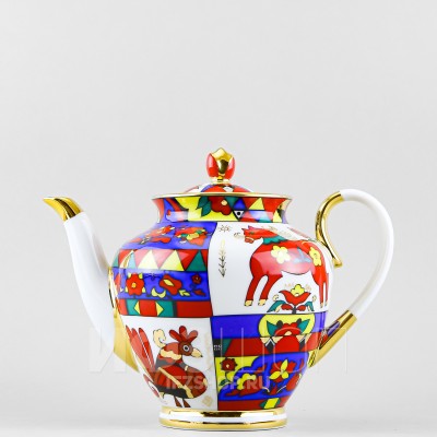 Чайник заварочный ф. Весенняя рис. Народные узоры