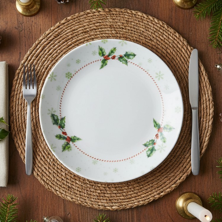 Тарелка глубокая 20.5 см ф. Универсал рис. Новый год в Москве