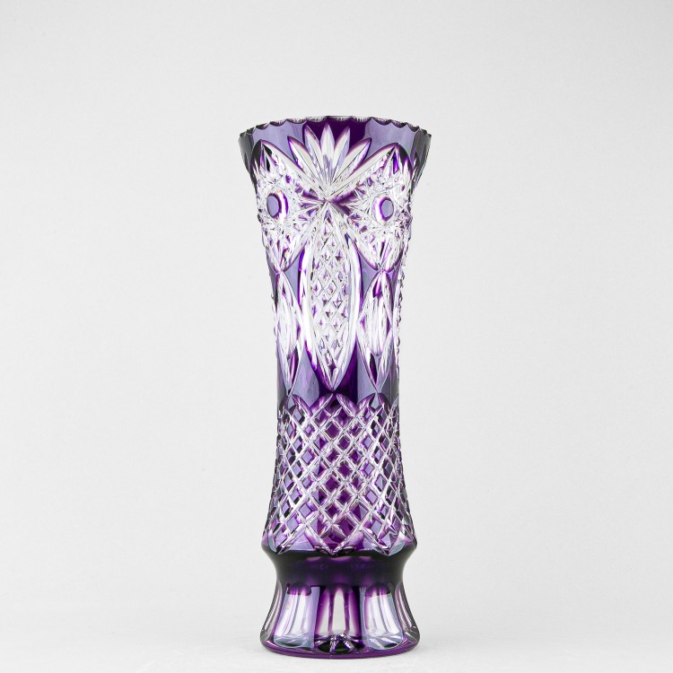 Ваза для цветов, высота 32 см, фиолетовый наклад, 5/4 в Москве