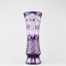 Ваза для цветов, высота 32 см, фиолетовый наклад, 5/4