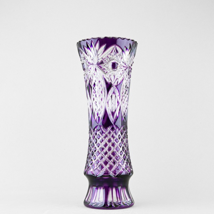 Ваза для цветов, высота 32 см, фиолетовый наклад, 5/4 в Москве