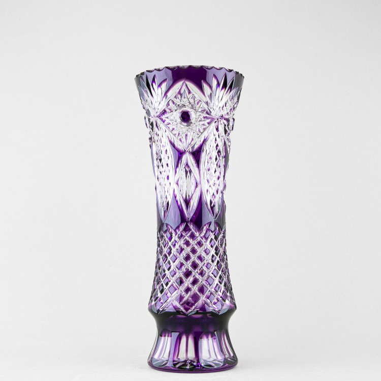 Ваза для цветов, высота 32 см, фиолетовый наклад, 5/4 в Москве