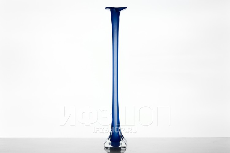 Ваза для одного цветка, высота 51 см, форма 7040 (синяя пудра)