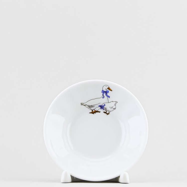 Блюдце для варенья рис. Гуси 