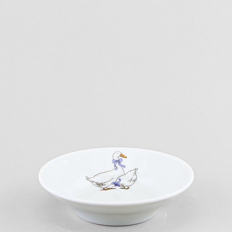 Блюдце для варенья рис. Гуси 