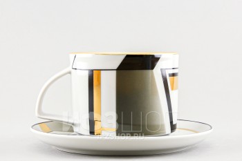 Чашка с блюдцем чайная ф. Баланс рис. Проект 1