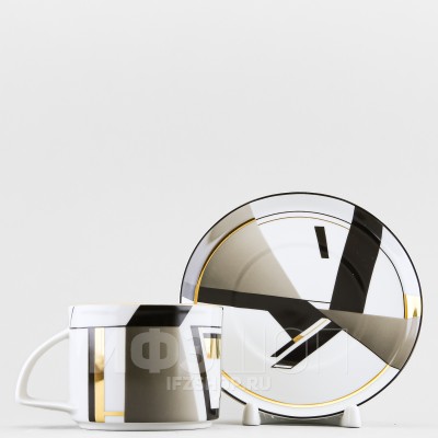 Чашка с блюдцем чайная ф. Баланс рис. Проект 1