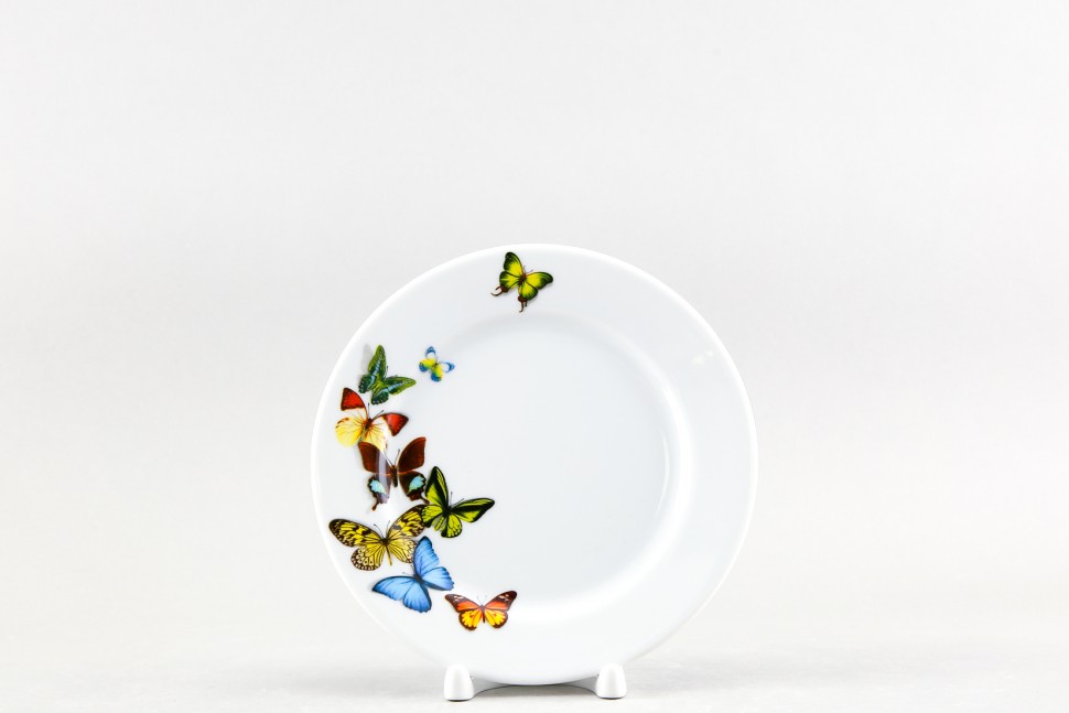 Тарелка плоская 17 см ф. Тренд рис. Бабочки
