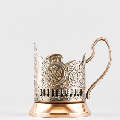 Подстаканник медный, Герб РФ