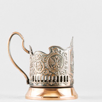 Подстаканник медный, Герб РФ