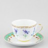 Чашка с блюдцем чайная ф. Весенняя-2 рис. Улыбка флоры 3 в Москве