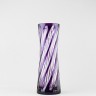 Ваза для цветов, высота 30 см, фиолетовый наклад с гравировкой, 753/14 в Москве