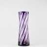 Ваза для цветов, высота 30 см, фиолетовый наклад с гравировкой, 753/14 в Москве