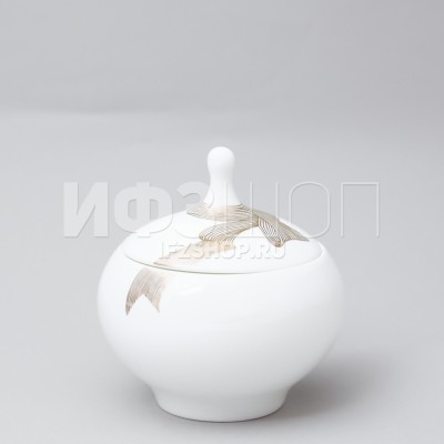 Сахарница ф. Яблочко рис. Платиновые бантики