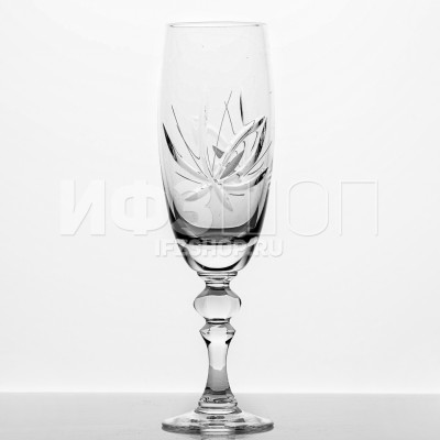 Набор из 6 бокалов для шампанского 200 мл ф. 6701 серия 900/43 (Цветок)