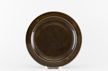 Тарелка плоская 24 см ф. Принц рис. Акварель (коричневый)