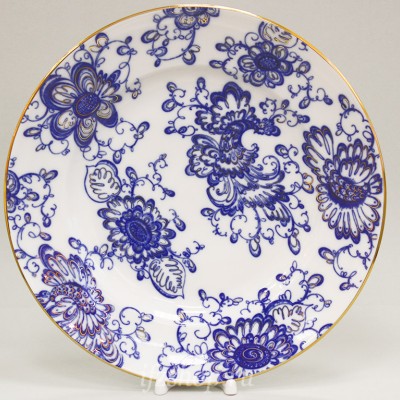 Блюдо круглое 30 см ф. Молодежная рис. Поющий сад