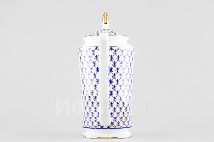 Кофейник ф. Юлия рис. Кобальтовая сетка в Москве