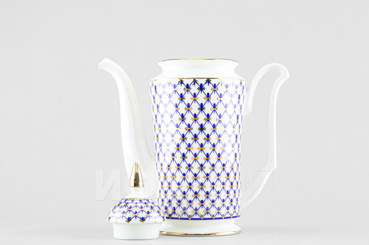 Кофейник ф. Юлия рис. Кобальтовая сетка в Москве