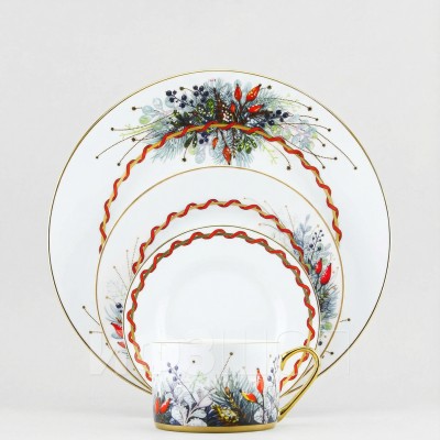 Набор чайно-столовый рис. Календа, 4 предмета