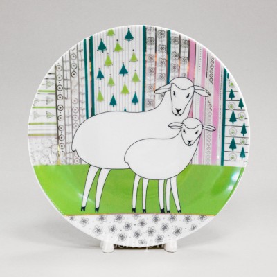 Декоративная тарелка 19.5 см рис. Хорошо вместе