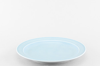 Тарелка плоская 24 см ф. Принц рис. Акварель (светло-голубой)