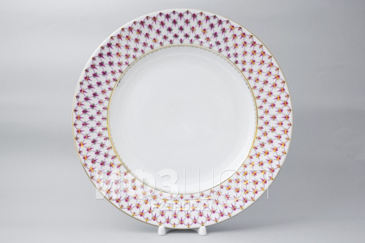 Блюдо круглое 30 см ф. Молодежная рис. Сетка-Блюз в Москве